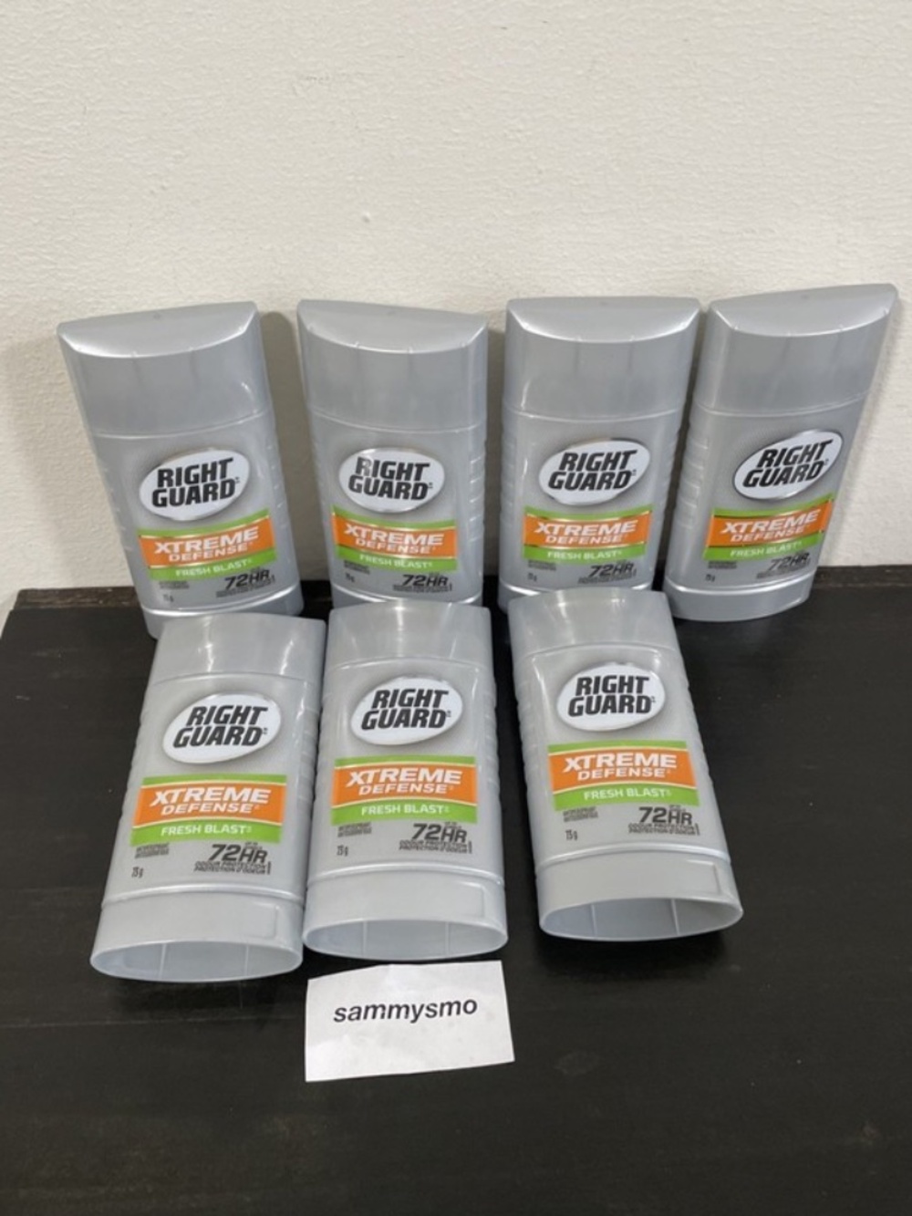 Right Guard Xtreme Defense Fresh Blast Antiperspirant, 73g/ 2.5oz x7